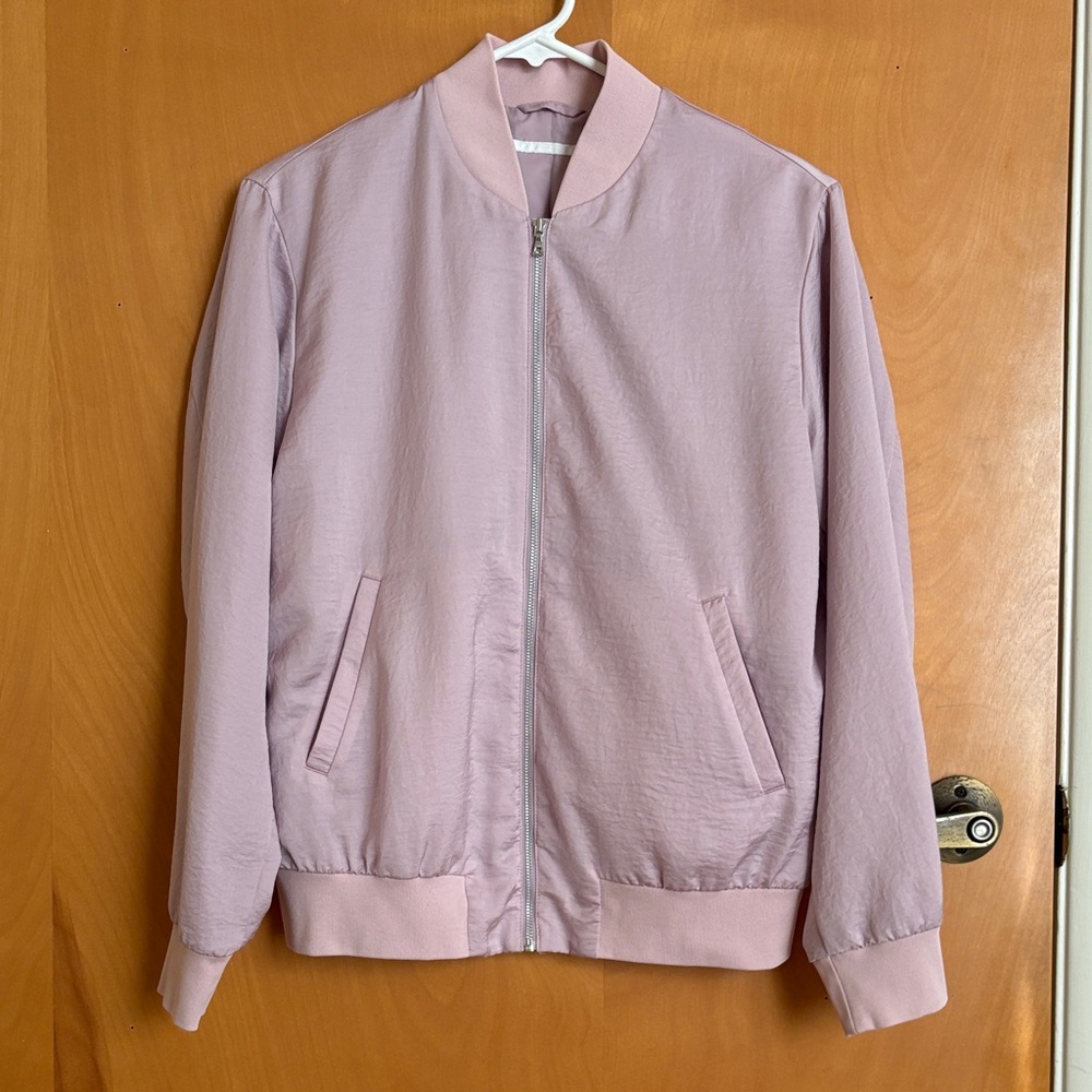 Uniqlo Light Pink Bomber Jacket